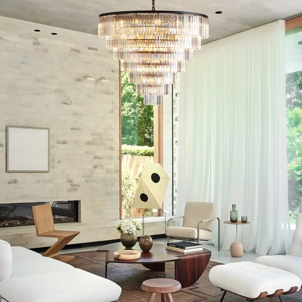 Leyland Tiered Round Chandelier - fovolighting