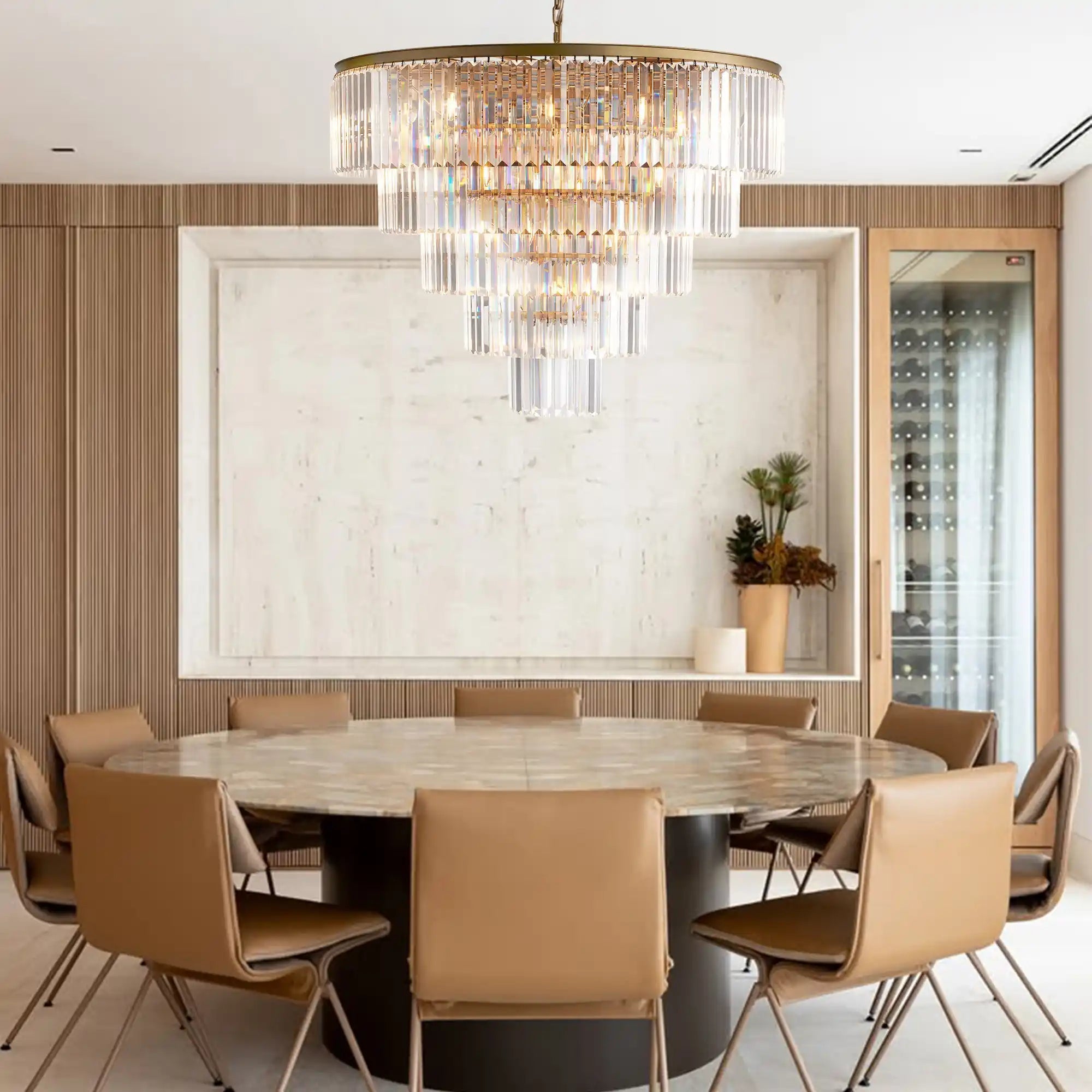Leyland Tiered Round Chandelier - fovolighting
