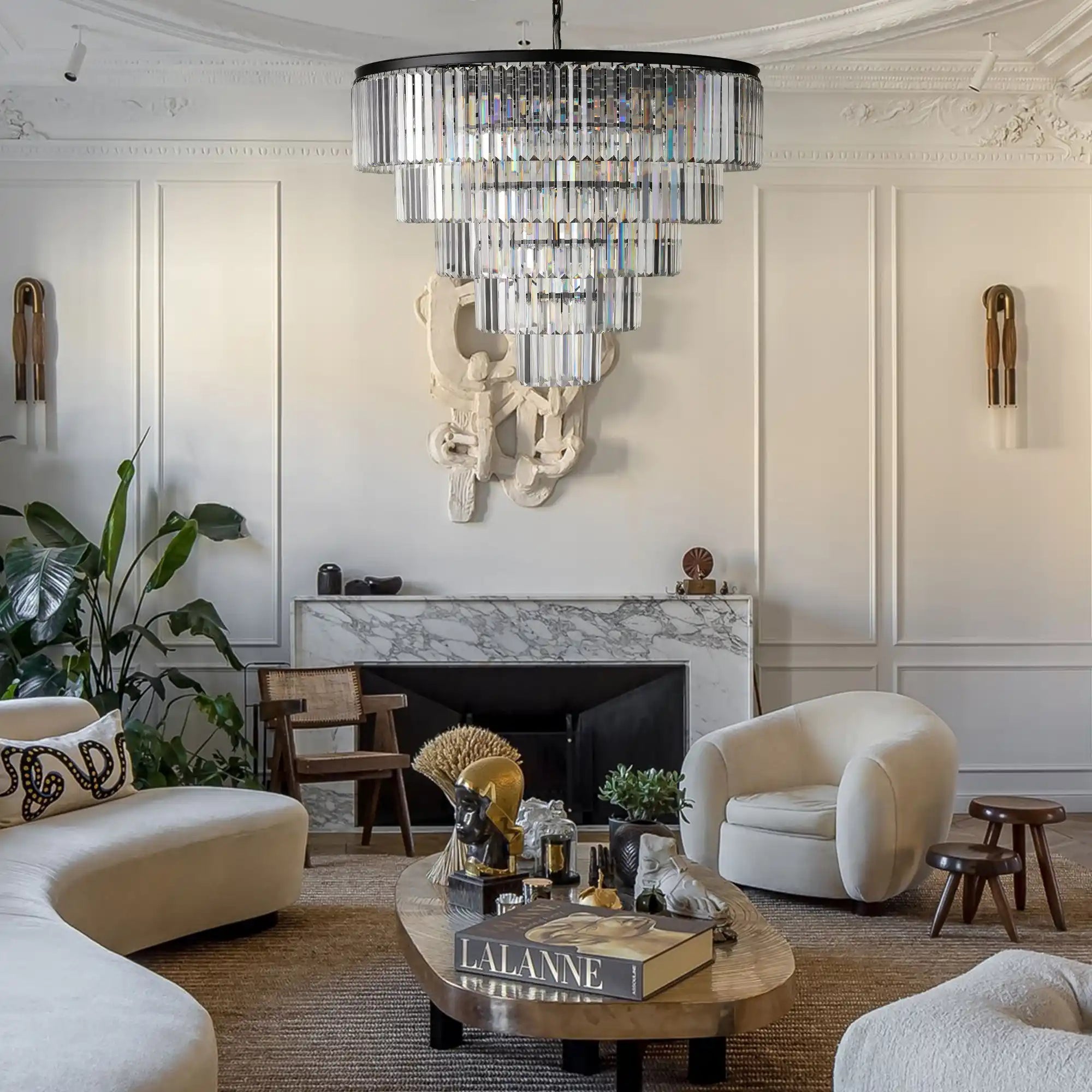 Leyland Tiered Round Chandelier - fovolighting