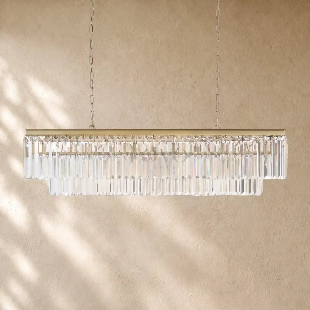 Leylend Tiered Rectangular Chandelier