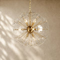 Lili Round Chandelier - Brass / 8 Light