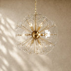 Lili Round Chandelier - Brass / 8 Light