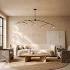 Liliy Clear Glass Linear Chandelier