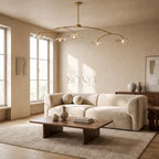 Liliy Clear Glass Linear Chandelier
