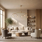 Liliy Clear Glass Round Chandelier