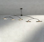 Lily Clear Glass Linear Chandelier - fovolighting