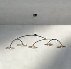 Lily Clear Glass Linear Chandelier - fovolighting