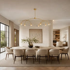LILY GLASS ROUND CHANDELIER
