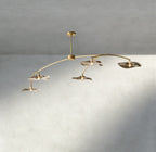 Lily Smoke Glass Linear Chandelier - fovolighting