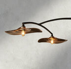 Lily Smoke Glass Linear Chandelier - fovolighting