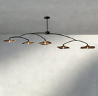 Lily Smoke Glass Linear Chandelier - fovolighting