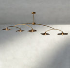 Lily Smoke Glass Linear Chandelier - fovolighting