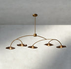 Lily Smoke Glass Linear Chandelier - fovolighting