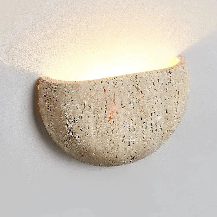 Lina Travertine Wall Light - fovolighting