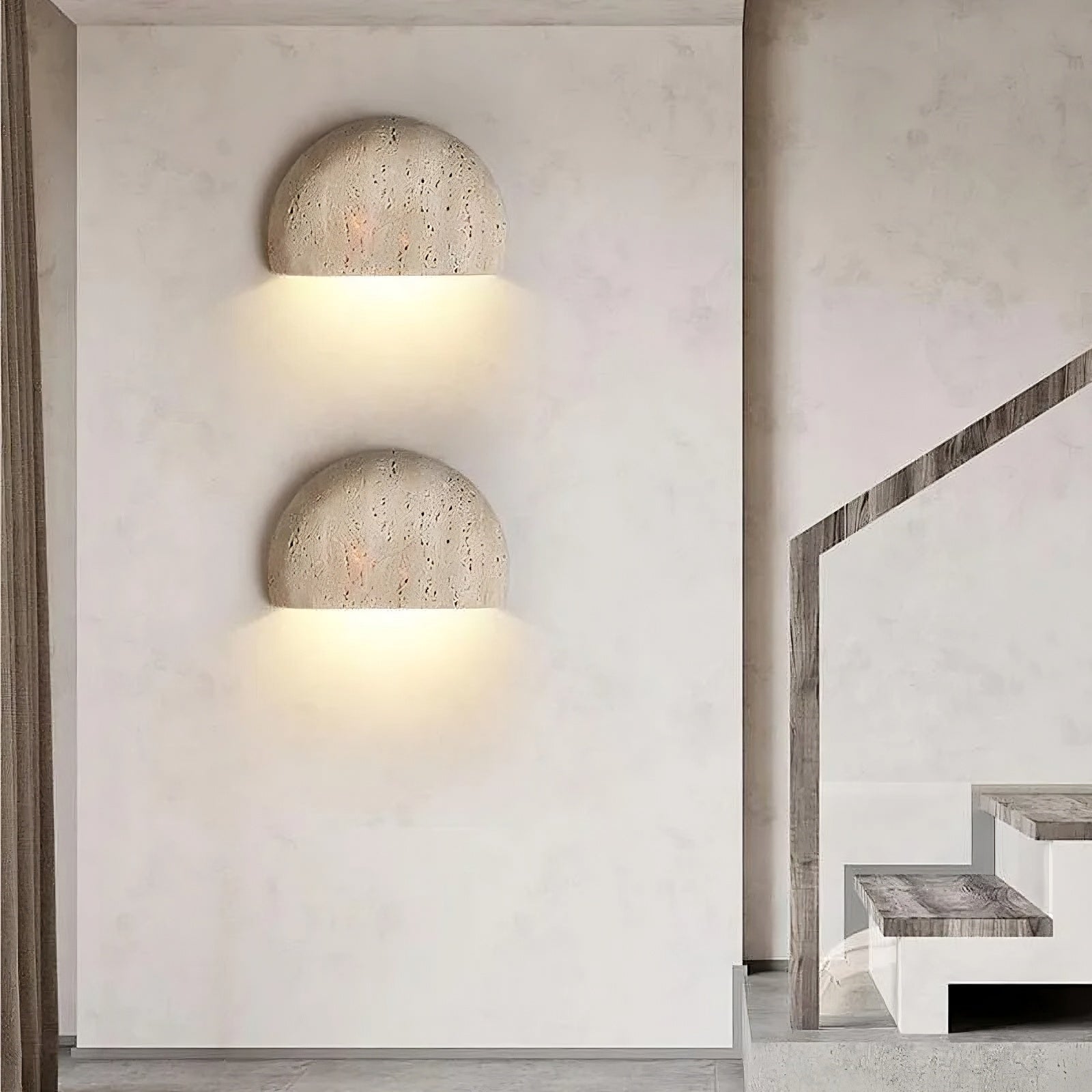 Lina Travertine Wall Light - fovolighting