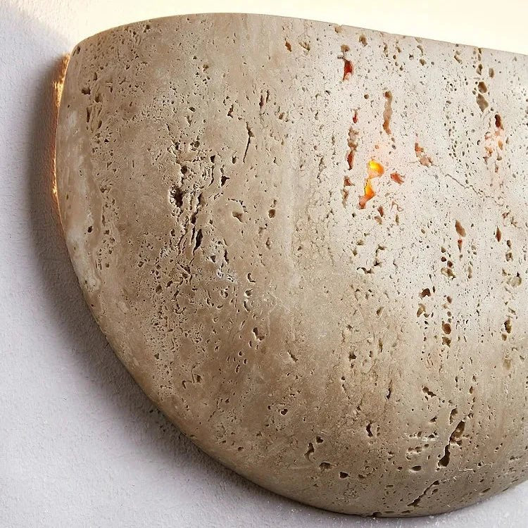 Lina Travertine Wall Light - fovolighting