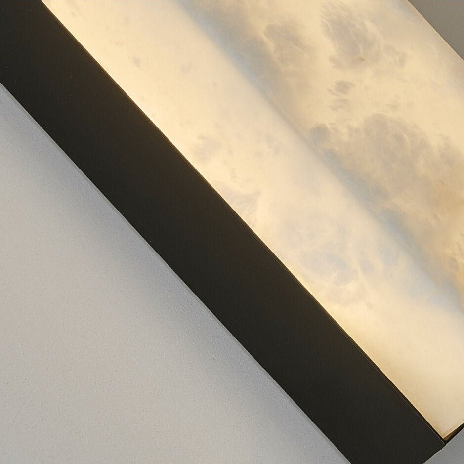 Linden Marble Sconce, Black - fovolighting