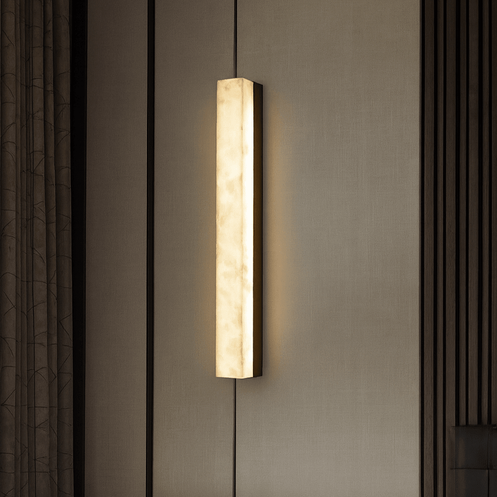 Linden Marble Sconce, Black - fovolighting