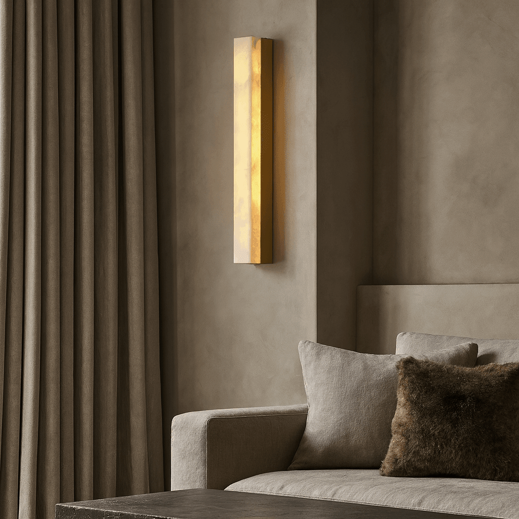 Linden Marble Wall Sconce - fovolighting