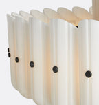 Lorna LED Double Tier Chandelier 25" 35" 46" - fovolighting