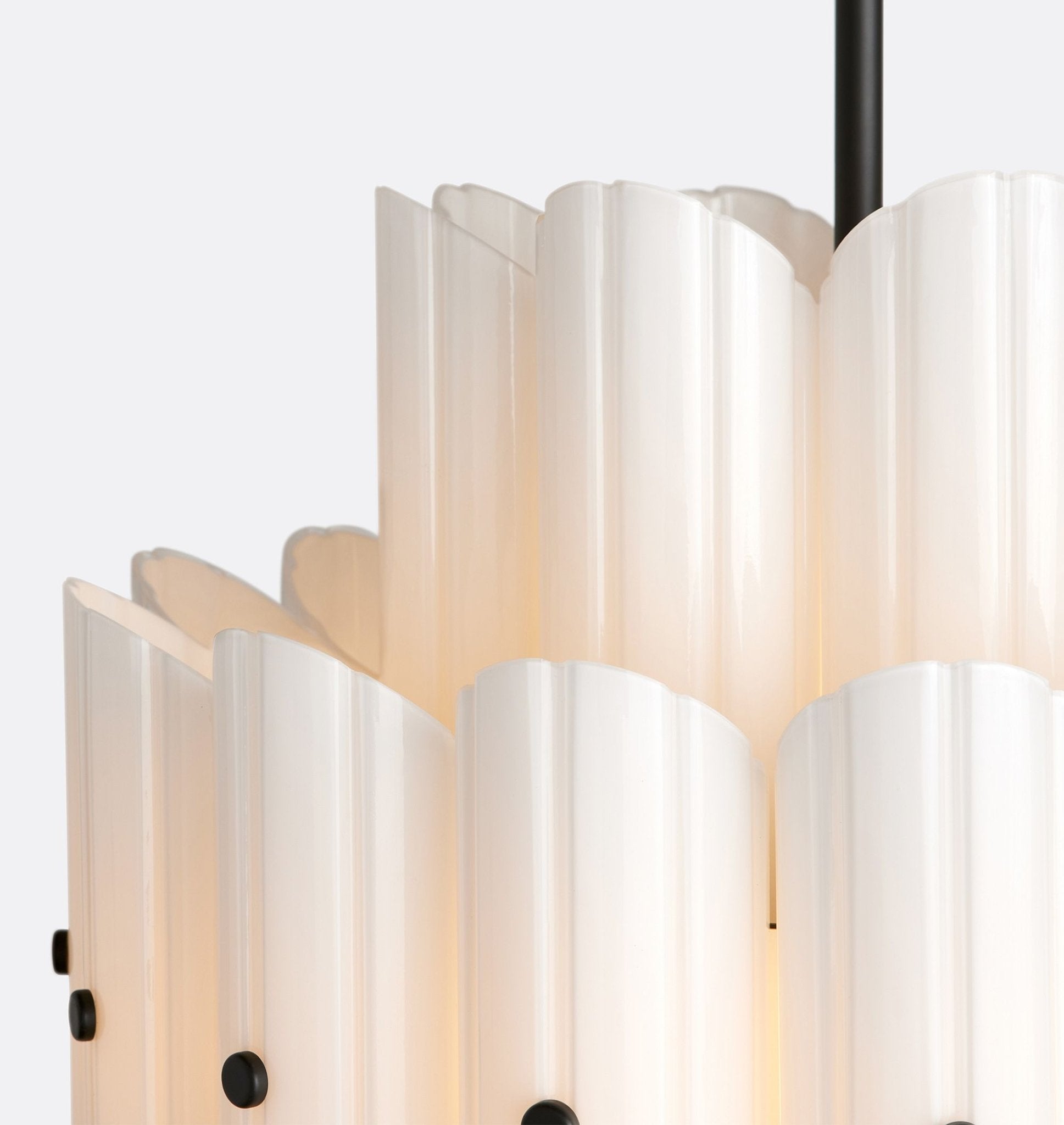 Lorna LED Double Tier Chandelier 25" 35" 46" - fovolighting