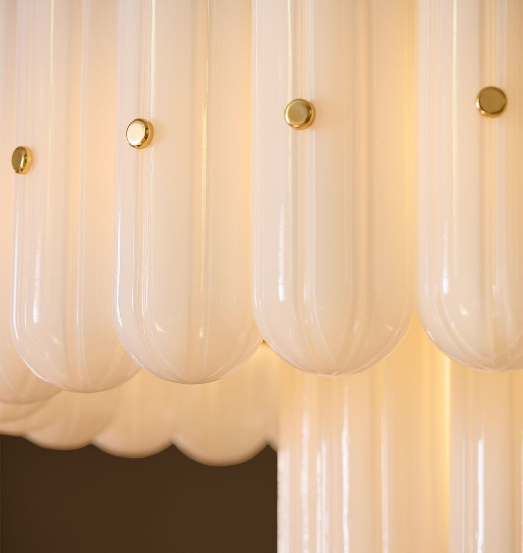 Lorna LED Double Tier Chandelier 25" 35" 46" - fovolighting