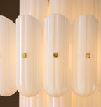 Lorna LED Double Tier Chandelier 25" 35" 46" - fovolighting
