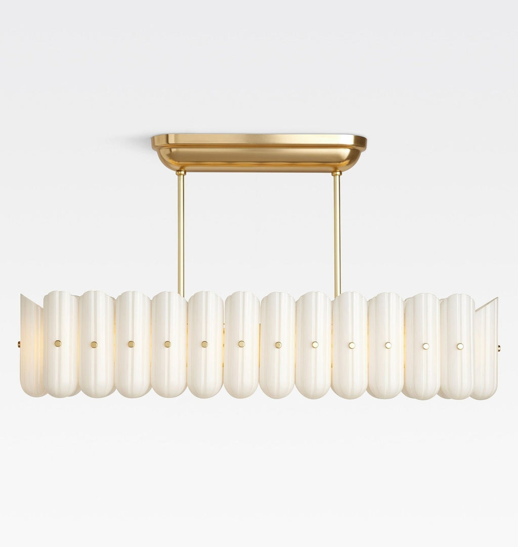 Lorna LED Linear Chandelier 55" - fovolighting