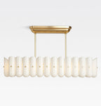 Lorna LED Linear Chandelier 55" - fovolighting