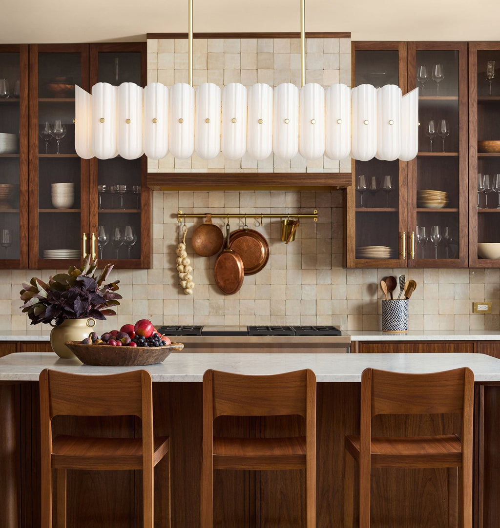Lorna LED Linear Chandelier 55" - fovolighting