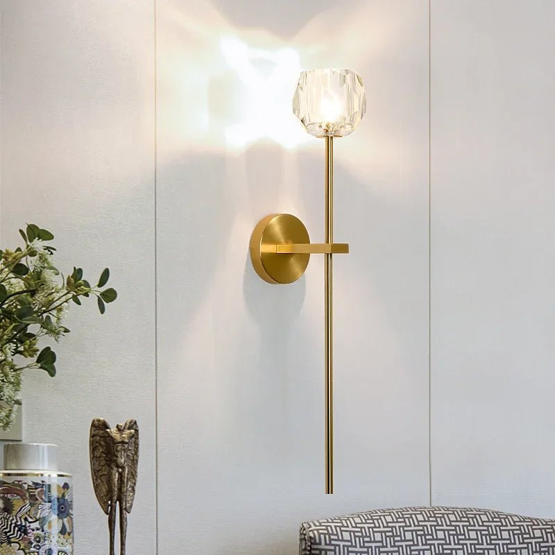 Lucent Crystal Wall Sconce - fovolighting