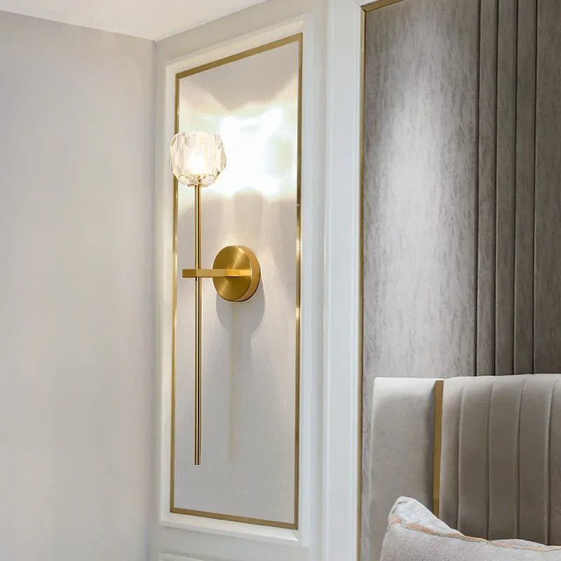 Lucent Crystal Wall Sconce - fovolighting