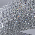 Lucente Modern Crystal Ring Chandelier - fovolighting