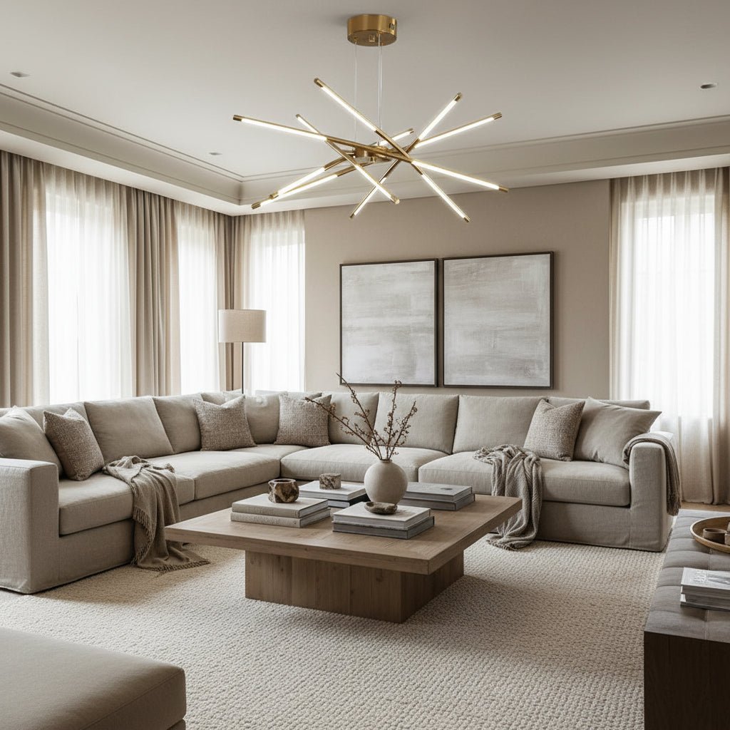 Lucera 12 - Light Modern LED Chandelier - fovolighting