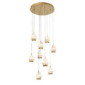 Lucidate Alabaster Round LED Chandelier - fovolighting
