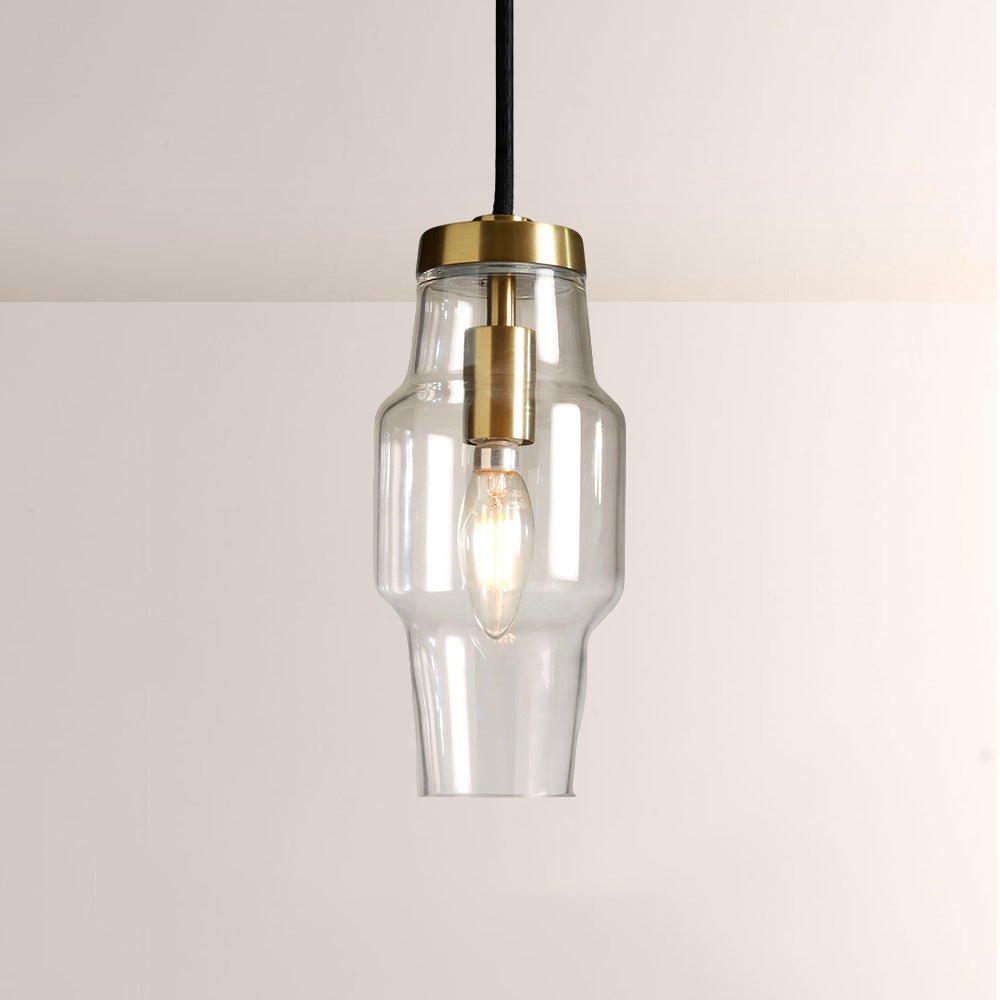 Lumi Clear Glass Pendant - fovolighting