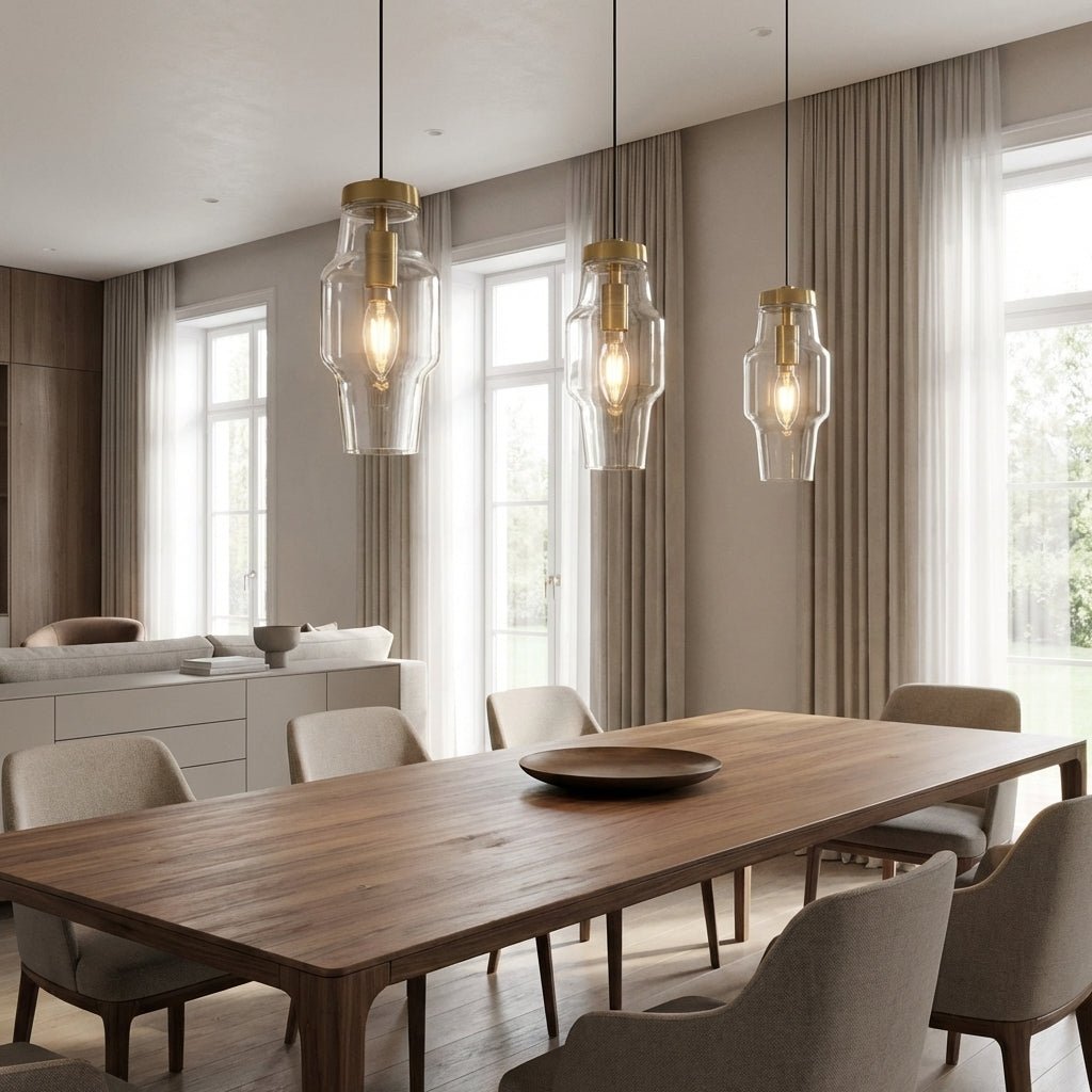 Lumi Clear Glass Pendant - fovolighting