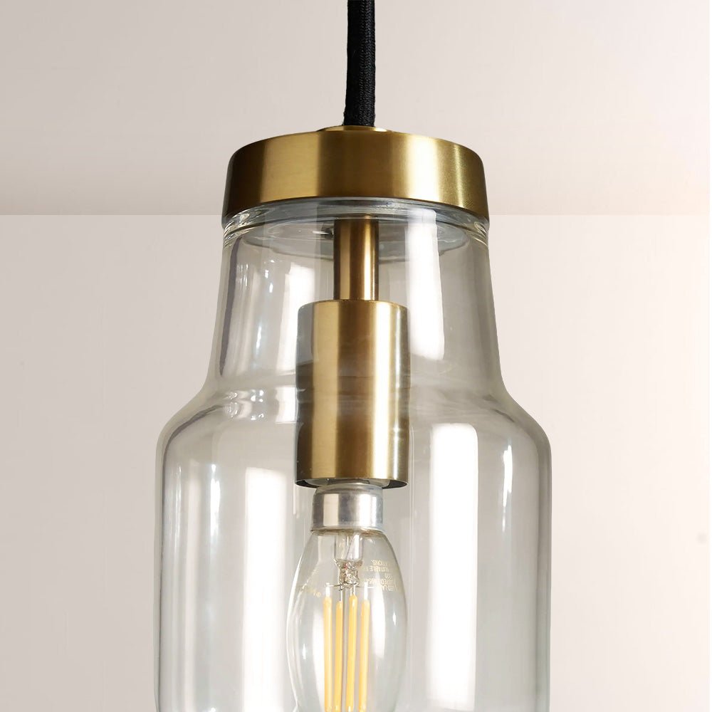 Lumi Clear Glass Pendant - fovolighting