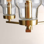 Lumi Clear Glass Semi Flush Mount - fovolighting