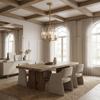 Lumi Clear Glass Semi Flush Mount - fovolighting