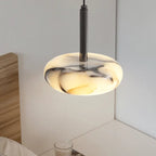 Luna Natural Marble Pendant - fovolighting