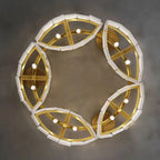 Lunado Marble Chandelier - fovolighting