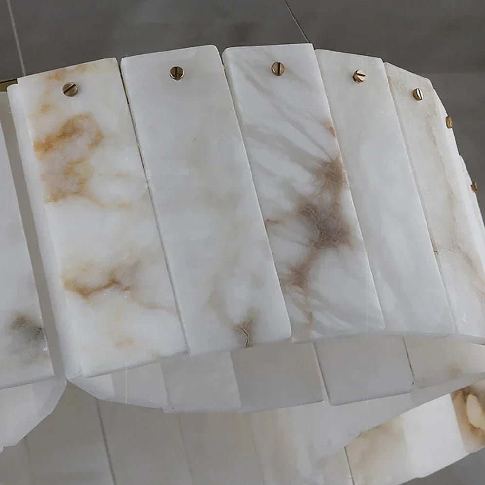 Lunado Marble Chandelier - fovolighting
