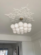 Lunar Alabaster Spherical Chandelier - fovolighting