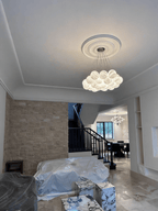 Lunar Alabaster Spherical Chandelier - fovolighting