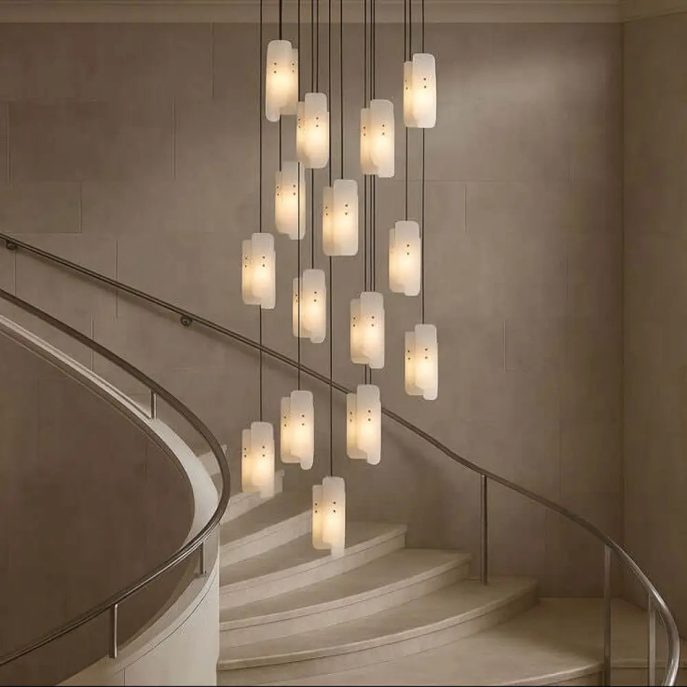Lunara Marble Chandelier - fovolighting