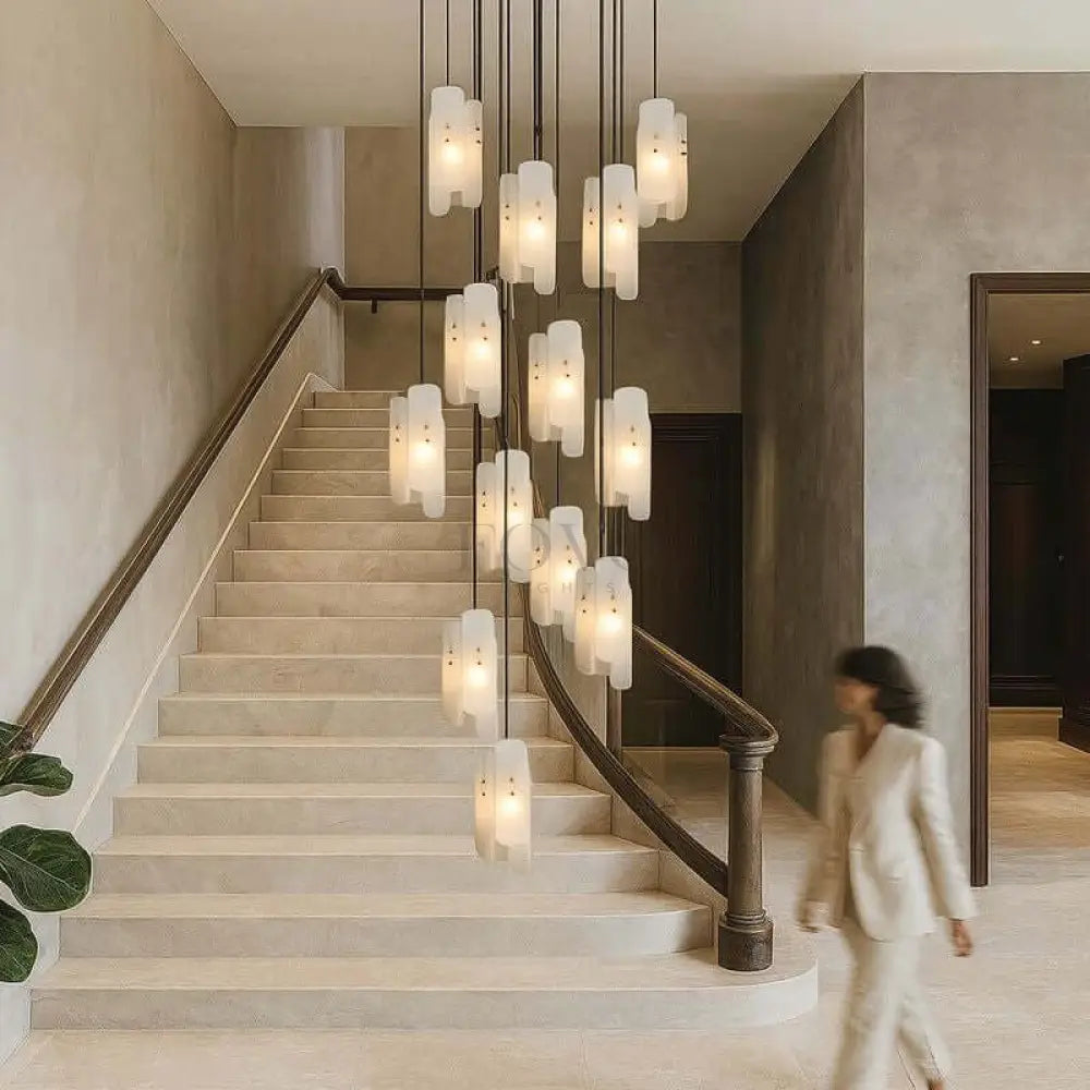 Lunara Marble Chandelier - fovolighting
