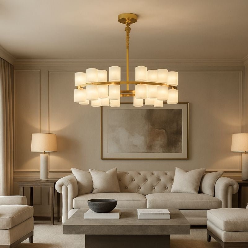 Lunara Marble Chandelier - fovolighting