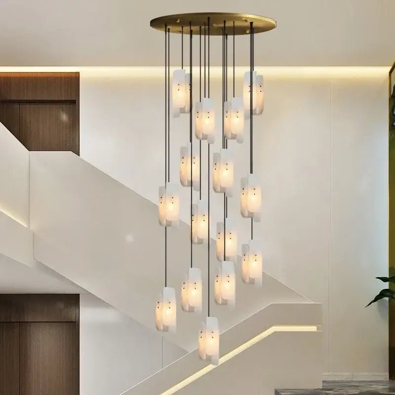 Lunara Marble Chandelier - fovolighting