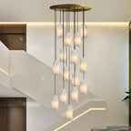 Lunara Marble Chandelier - fovolighting